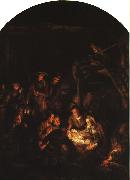 REMBRANDT Harmenszoon van Rijn Adoration of the Shepherds Germany oil painting reproduction